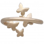Bronze Adjustable Butterfly Cluster Ring