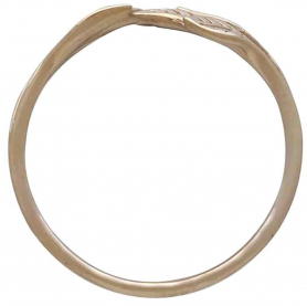 Bronze Leaf Cluster Adjustable Ring