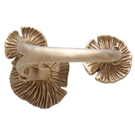 Bronze Adjustable 3D Mushroom Ring Back View