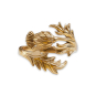 Bronze Adjustable Thistle Ring