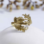 Bronze Adjustable Thistle Ring