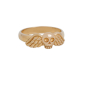 Bronze Flying Skull Ring side view