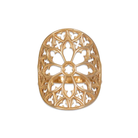 Bronze Cathedral Rose Window Ring