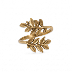 Bronze Adjustable Laurel Wreath Ring