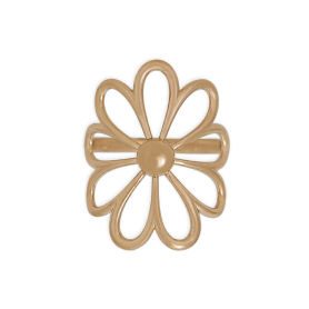 Bronze Openwork Single Daisy Ring
