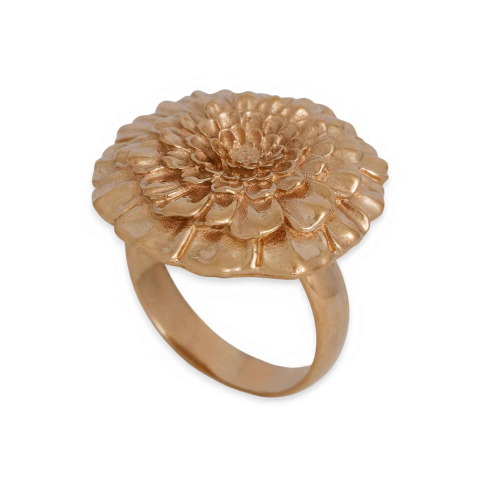 Nina Designs Bronze Marigold Ring