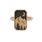Bronze Mountain Range Ring