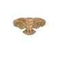 Bronze Flying Barn Owl Ring