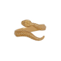Bronze Chunky Scaled Adjustable Snake Ring