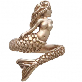 Bronze Adjustable Mermaid Ring