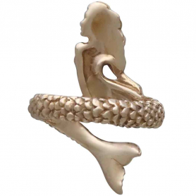 Bronze Adjustable Mermaid Ring
