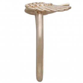 Bronze Adjustable Angel Wing Ring