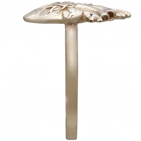 Bronze Anatomical Heart Ring