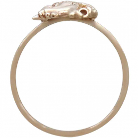 Bronze Anatomical Heart Ring