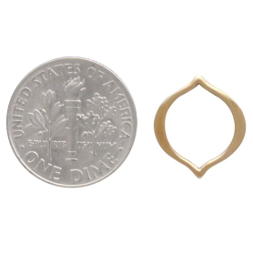 Bronze Small Arabesque Link with Dime