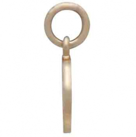 Bronze Mini Openwork Wave Charm 14x8mm