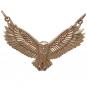 Bronze Flying Owl Pendant Festoon 31x40mm