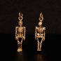 Bronze Dimensional Skeleton front and back view