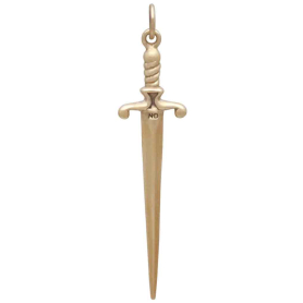 Bronze Sword Pendant Back View