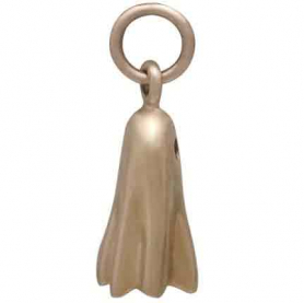 Bronze 3D Ghost Charm 17x8mm