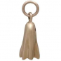 Bronze 3D Ghost Charm 17x8mm