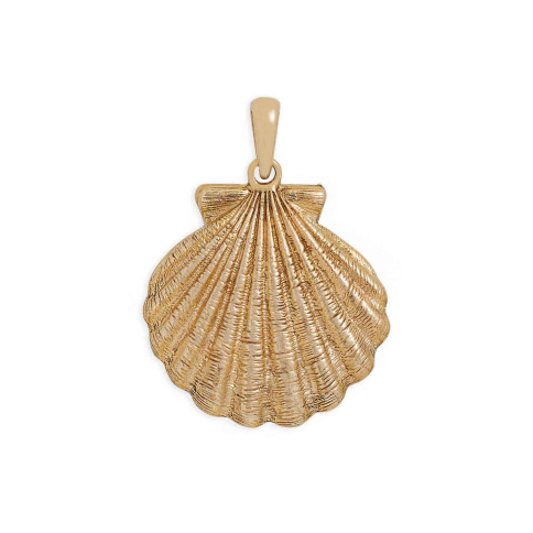 Bronze Shell Locket 34x25mm