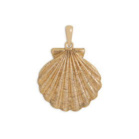 Bronze Shell Locket 34x25mm
