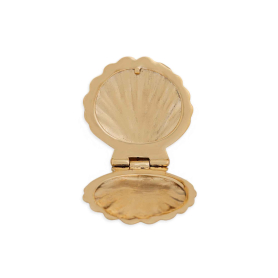 Bronze Shell Locket open view