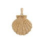 Bronze Shell Locket 34x25mm