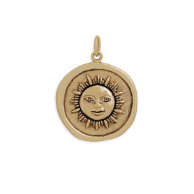 Bronze Sun Face Wax Seal 25x19mm