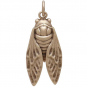 Bronze Cicada Charm 28x11mm