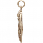 Bronze Cicada Charm 28x11mm