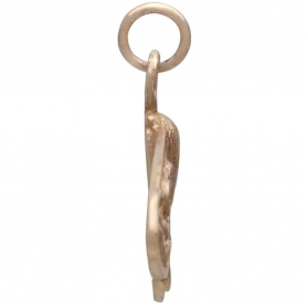 Bronze Dimensional Moth Charm