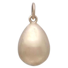 Bronze Golden Egg Charm Back View