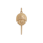 Bronze Horseshoe Crab Charm 31x12mm