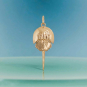 Bronze Horseshoe Crab Charm 31x12mm