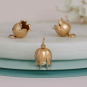 Bronze Dimensional Single lily of the Valley Charm