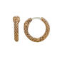 Bronze Ouroboros Huggie Hoop Earrings 16mm