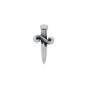 Sterling Silver Dagger Solderable Charm 13x7mm