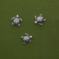 Nina Designs Sterling Silver Turtle Solderable Charm 10x10mm