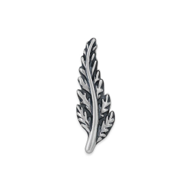 Sterling Silver Fern Solderable Charm 7x20mm