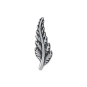 Sterling Silver Fern Solderable Charm 7x20mm