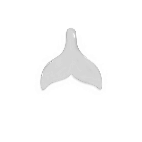 Luxe Silver Plate Whale Tail Charm 15x15mm