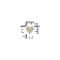 Luxe Silver Plate Heart Bead ruler view