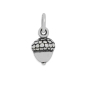 Luxe Silver Plate Acorn Charm 15x7mm
