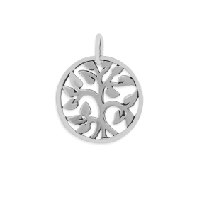 Luxe Silver Plate Small Tree of Life Charm 17x13mm