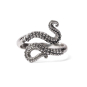 Luxe Silver Plate Octopus Tentacle Adjustable Ring