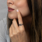 Luxe Silver Plate Adjustable Bird Claw Ring  on hand