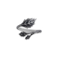 Luxe Silver Plate Adjustable Leaf Ring