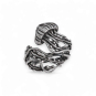 Luxe Silver Plate Adjustable Jellyfish Ring